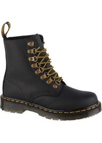Dr. Martens, Unisex, Boots + Stiefel, Kampfstiefel 1460 Pascal, Schwarz, Gelb, (37)