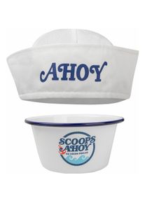 Cinereplicas Stranger Things: Eisbecher mit Matrosenm&uuml;tze, Tasse, Mehrfarbig