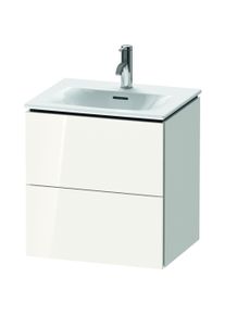 Duravit, Waschbeckenunterschrank, Waschtischunterbau L-CUBE 550x520x421mm weiss hochglanz (52 x 42 x 42 cm)