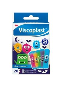 Viscoplast, Pflaster, Cool Adhesive Bandages Monsters Design 20 Pieces (20x)