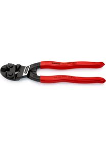 Knipex, Bolzenschneider + Seitenschneider, Kompaktbolzenschneider DIN ISO 5743 L.200mm Form 4 mit Facette 20Grad gew. schwarz atram. Griffe... (200 mm