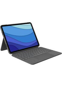Logitech Combo Touch (Apple iPad Pro 11 2018, Apple iPad Pro 11 2020, Apple iPad Pro 11 2021, Apple iPad Pro 11 2022), Tablet Tastatur, Grau