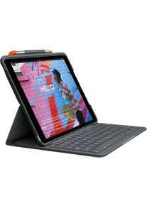 Logitech Slim Folio, Tablet Tastatur, Grau