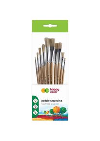 Happy Color, Pinsel, Set Schulpinsel mit Borsten, Mix, 10-tlg