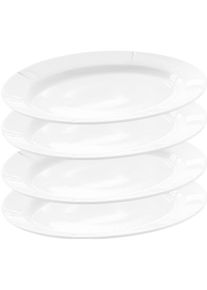 Rosendahl - GC Oval plate - White - 30x23 cm - 4 pcs., Teller, Weiss