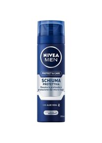 Nivea, Rasierschaum + Rasiergel, Protect & Care Schiuma Protettiva (200 ml, Rasiergel)