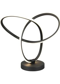 REALITY, Tischlampe, R53591132 Lando LED Tischleuchte 8W Schwarz Matt warmweiss (800 lm)
