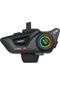 CROWN, Motorradfunk, Motorcycle intercom C10 Bluetooth 5.3 black