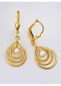 Damen Ohrh&auml;nger in Silber vergoldet 925 ,Gr&ouml;&szlig;e 0, WITT,