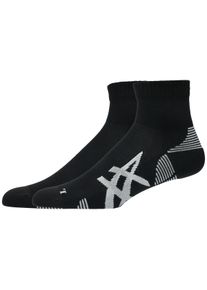 asics Cushioned Run Quarter Socks 2-Pack Unisex