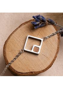 Holzkern Bracelets Women Silver and Koa