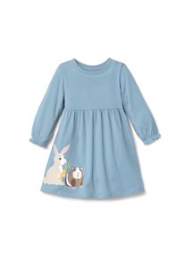 Tchibo - Sukienka dżersejowa - kobieta - rozmiar 122/128 - kolor: niebieski/niebieski