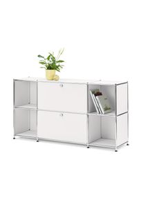 Tchibo - Szafka typu sideboard &bdquo;Cn3&rdquo; z 2 parami drzwi - kolor: biały