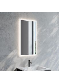 neoro n30 Miroir avec &eacute;clairage l : 50 cm, &eacute;clairage sur le pourtour, direct + indirect, BN0060MI,