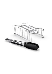 Philips Airfryer-Toasthalter &raquo;f&uuml;r Airfryer 6, 2L, 8, 3L, 9L, NA231/332/352/353/552/555/HD9285&laquo; Edelstahl Toastst&auml;nder + Eierhalter u. Zange im 