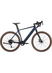 Adore &raquo;GTR-770 28" Alu Gravel Tourenfahrrad&laquo; 8 Gang Shimano Claris Schaltwerk Kettenschaltung Heckmotor 250 W 30NM / 10Ah, dunkelblau matt, Pedelec, 