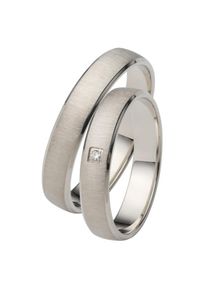 Firetti Trauring &raquo;Schmuck Geschenk Gold 750 Hochzeit Ehering "LIEBE"&laquo; Made in Germany, wahlweise mit oder ohne Brillant wei&szlig;, Gr&ouml;&szlig;e 66