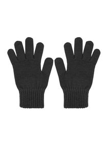MaxiMo Strickhandschuhe Fingerhandschuhe, Wolle, w&auml;rmend, atmungsaktiv, basic, bequem schwarz, Gr&ouml;&szlig;e 3