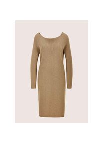 Madeleine Mode MADELEINE Strickkleid &raquo;Strickkleid Elegantes Kleid mit abnehmbarem Kragen&laquo; beige, Gr&ouml;&szlig;e 46