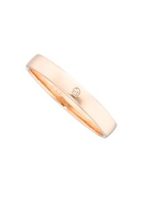 Firetti Trauring &raquo;Schmuck Geschenk Gold Hochzeit Ehering Trauring "LIEBE"&laquo; Made in Germany, wahlweise mit oder ohne Brillant rosegold, Gr&ouml;&szlig;e 18