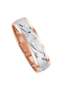 Firetti Trauring &raquo;Schmuck Geschenk Gold 375 Hochzeit Ehering Trauring "LIEBE"&laquo; Made in Germany, wahlweise mit oder ohne Brillant rosegold, Gr&ouml;&szlig;e 23