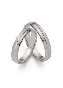 Firetti Trauring &raquo;Schmuck Geschenk Hochzeit Ehering "LIEBE"&laquo; Made in Germany - wahlweise mit oder ohne Zirkonia (synth.) silberfarben, Gr&ouml;&szlig;e 60