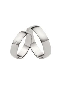 Firetti Trauring &raquo;Schmuck Geschenk Gold Hochzeit Ehering Trauring "LIEBE"&laquo; Made in Germany, wahlweise mit oder ohne Brillant wei&szlig;, Gr&ouml;&szlig;e 17