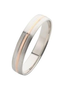 Firetti Trauring &raquo;Schmuck Geschenk Gold 375 Hochzeit Ehering Trauring "LIEBE"&laquo; Made in Germany, wahlweise mit oder ohne Brillant rosegold, Gr&ouml;&szlig;e 20