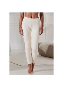 Lavana Thermoleggings mit weichem Teddypl&uuml;sch innen beige, Gr&ouml;&szlig;e 36/38