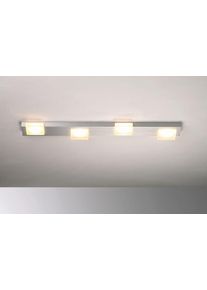 Plafonnier Bopp Lamina LED Aluminium, 4 lumi&egrave;res