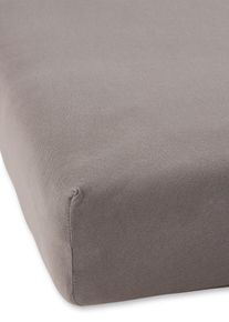 Dra p&aring;-lakan i jersey - brun - storlek 160x200 cm - bonprix