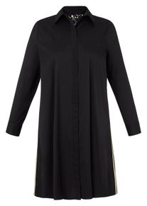 frapp - Hemdblusen-Kleid, schwarz, Gr. 42, Baumwolle