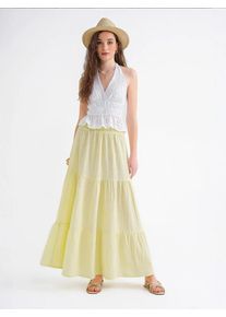 MixRay Jupe Femme jaune taille L