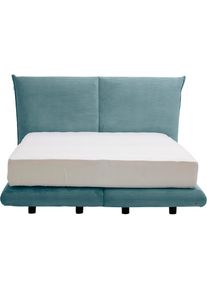 Tom Tailor HOME, Boxspringbett &raquo;SOHO PILLOW BOX&laquo; in Schwebeoptik, Kopfteil in Kissenform, H&ouml;he 120 cm, pool TRI 69, Cord TRI ohne TOM TAILOR Print, 