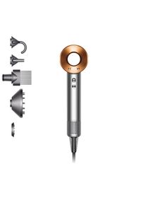 Dyson, Haartrockner &raquo;Supersonic &laquo; 1.600 W 5 Aufs&auml;tze, Nickel - Kupfer, 4 pr&auml;zise Temperatureinstellungen (100&deg;C, 80&deg;C, 60&deg;C, 28&deg;C Kaltstufe).