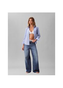 Calvin Klein Jeans, Damen, Weite Jeans Wide-leg-Passform, CLASSON BLUE, L&auml;nge 34, 29 -L&auml;nge 34, CLASSON BLUE, Jeans von Calvin Klein Jeans Womanswear