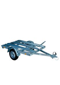 Stema, Motorradanh&auml;nger &raquo;MT 750 BS 2&laquo;, silberfarben,