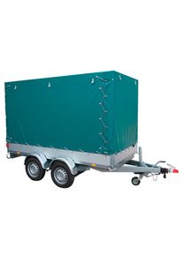 Stema, PKW-Anh&auml;nger &raquo;BASIC ST 2000-30-15.2&laquo; inkl. Plane, silberfarben, Stema-Sicherheits-V-Deichsel