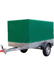 Stema, PKW-Anh&auml;nger &raquo;AN750-13 Set 80 cm&laquo; Tieflader ungebremst, silberfarben, Hergestellt in Deutschland