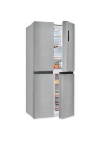 Exquisit, Multi Door &raquo;MD425-150-040C inoxlook&laquo; 180 cm hoch 79 cm breit, inoxlook, inoxlook