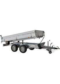 Stema, PKW-Anh&auml;nger &raquo;R&uuml;ckw&auml;rtskipper 2, 7 t&laquo; inkl. elektrischer Hydraulik, silberfarben, St&uuml;tzlast 100 kg