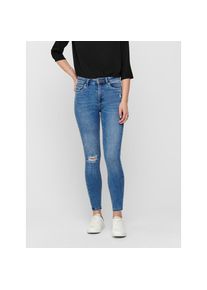 Only, Damen, High-waist-Jeans &raquo;ONLMILA&laquo;, medium-blue-denim, L&auml;nge 30, 27 -L&auml;nge 30, medium-blue-denim, Skinny Fit Passform schmiegt sich perfekt an 