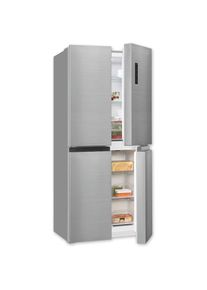 Exquisit, Multi Door &raquo;MD365-125-040D inoxlook&laquo; 180 cm hoch 79 cm breit, Inoxlook, Inoxlook