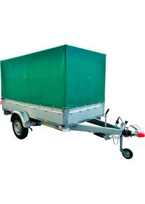 Stema, PKW-Anh&auml;nger &raquo;BASIC ST 1000-25-13.1&laquo; inkl. Plane, silberfarben,