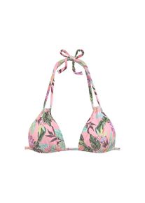 s.Oliver, Damen, Triangel-Bikini-Top &raquo;Azalea&laquo; im tropischen Druck, rose-bedruckt, Cup C/D, 34 - Cup C/D, rose-bedruckt, Bedruckt &ndash; jedes Teil ein 