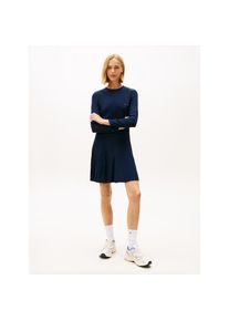 Tommy Jeans, Damen, Minikleid &raquo;TJW MINI F&F LS DRESS&laquo;, Dark Night Navy, N-Gr, XL (42) -N-Gr, Dark Night Navy, Kurzes Shirtkleid mit Langarm von Tommy 