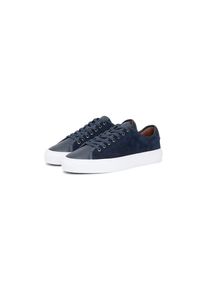 Tommy Hilfiger, Herren, Sneaker &raquo;PREMIUM DRESS LEATHER MIX&laquo; , Freizeitschuh, Halbschuh, Schn&uuml;rschuh, weich gepolsterter Schaftrand, dunkelblau, 44, 