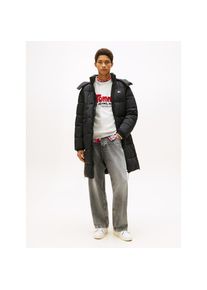 Tommy Jeans, Herren, Steppmantel &raquo;VAIL MAXI PARKA&laquo; Regular fit mit abnehmbarer Kapuze, Black, M, Black, Steppmantel von Tommy Jeans