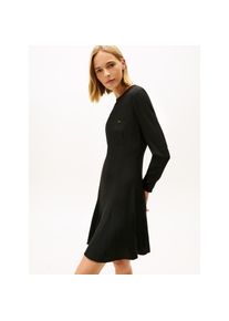Tommy Jeans, Damen, Minikleid &raquo;TJW MINI F&F LS DRESS&laquo;, Black, N-Gr, M (38) -N-Gr, Black, Kurzes Shirtkleid mit Langarm von Tommy Jeans