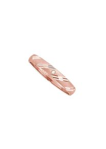 Firetti, Damen, Trauring &raquo;Schmuck Geschenk Gold 375 Hochzeit Ehering "LIEBE"&laquo; Made in Germany, wahlweise mit oder ohne Brillant, ros&eacute;goldfarben, 